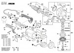 Bosch 3 601 H81 L70 GWS 22-180 H Angle Grinder 230 V / GB Spare Parts GWS22-180H